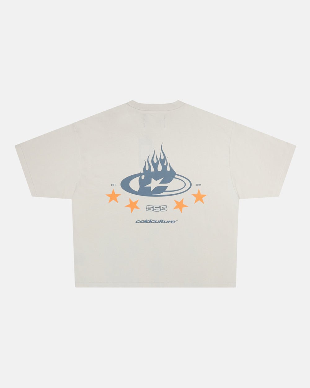 555 BURNIN TEE CREAM