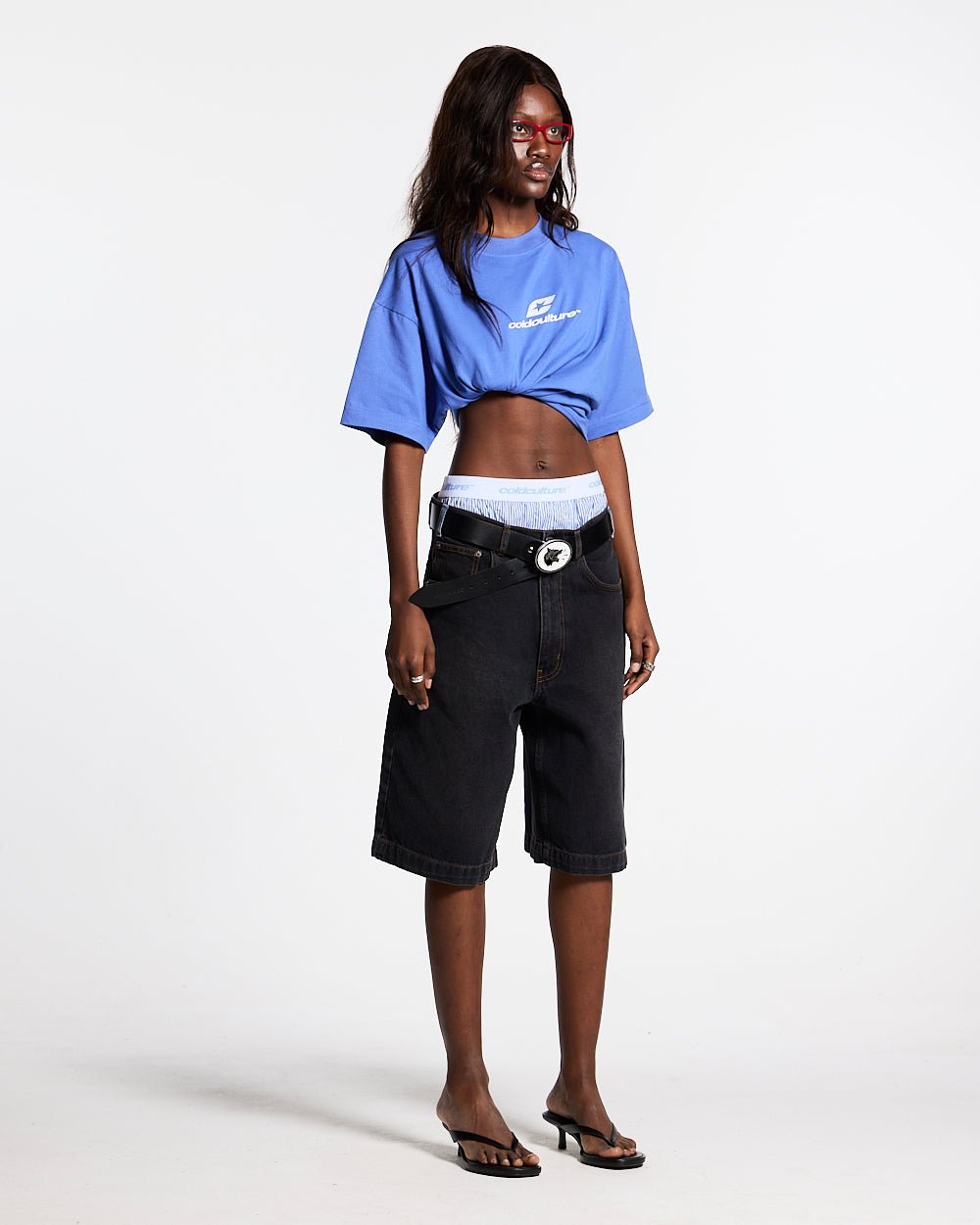 CURVED TEE AMPARO BLUE