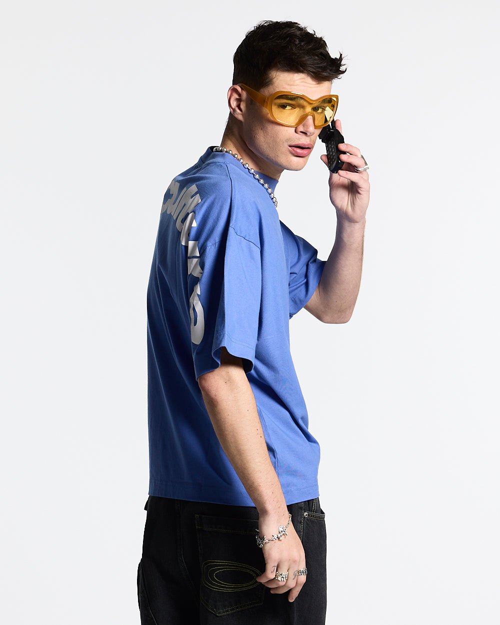 CURVED TEE AMPARO BLUE