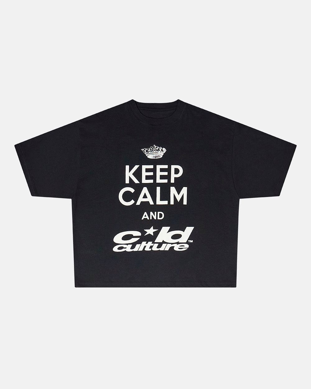 KEEP CALM TEE BLACK