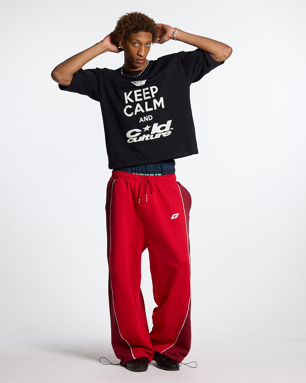 KEEP CALM TEE BLACK