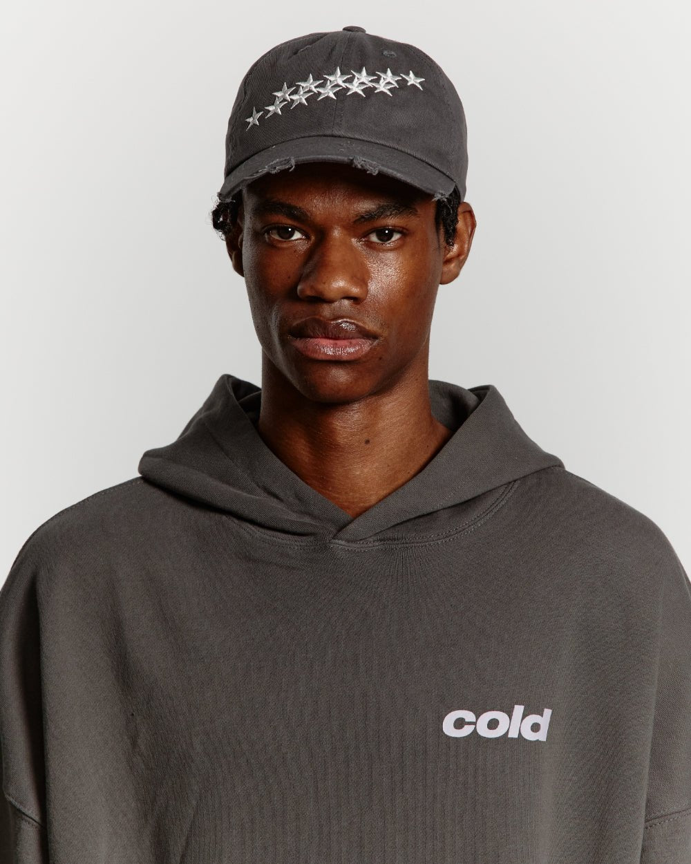 STARS CAP DARK GREY