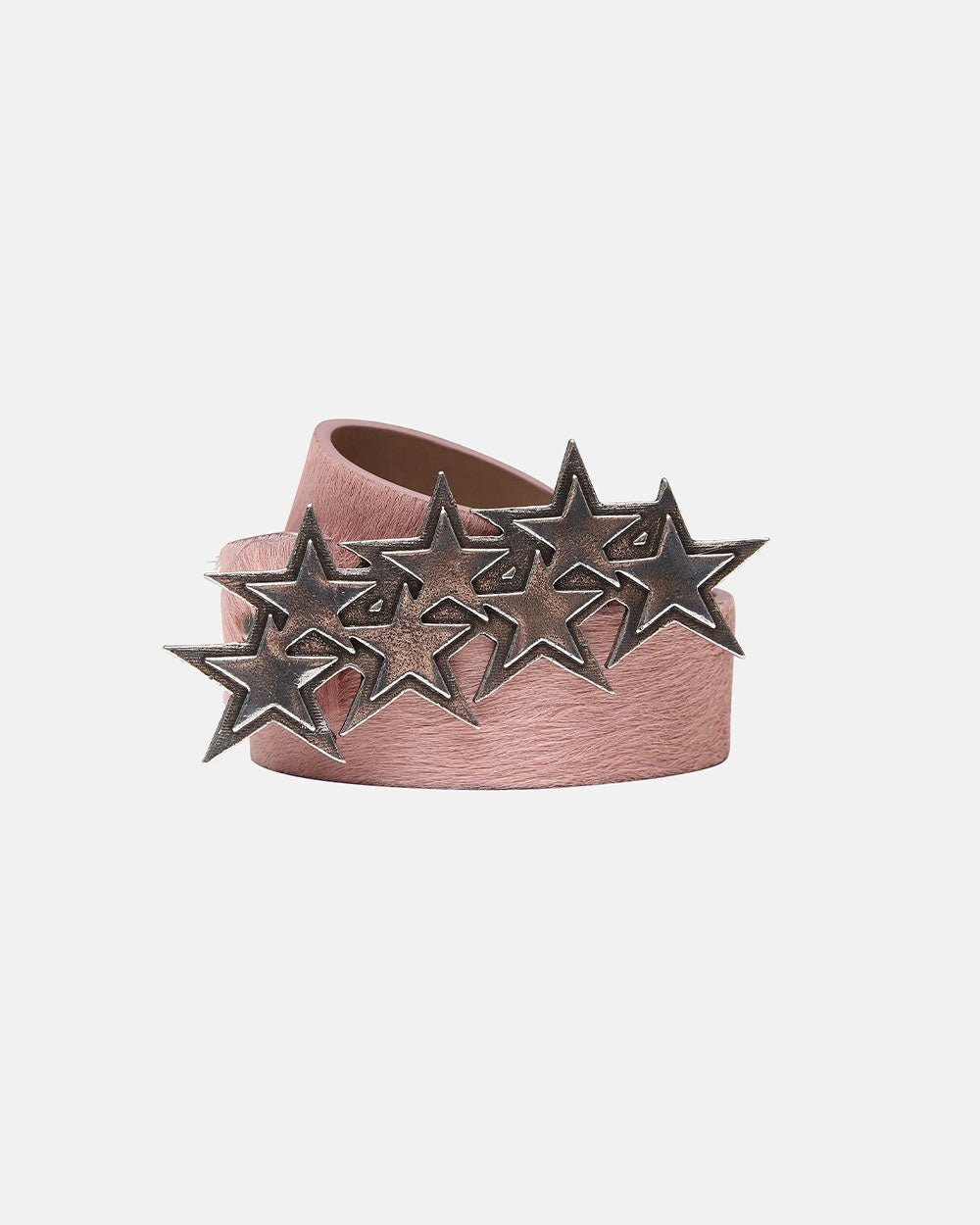STARS BELT FUR PINK