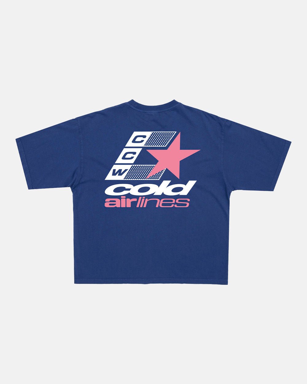 AIRLINES TEE INTENSE BLUE