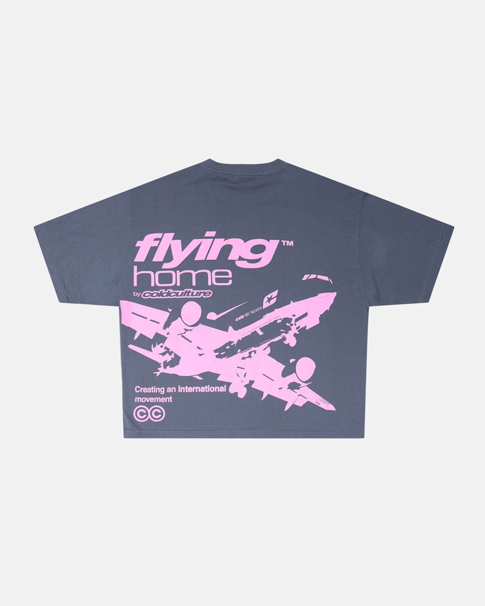 FLYING HOME TEE INDIA INK