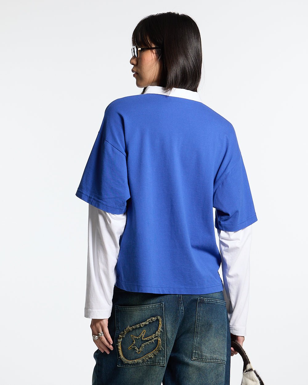 LAX LONGSLEEVE POLO INTENSE BLUE