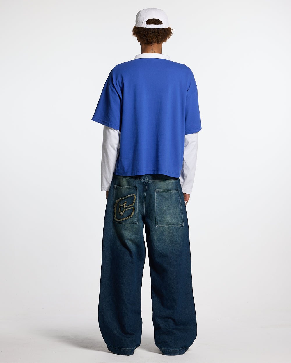 LAX LONGSLEEVE POLO INTENSE BLUE