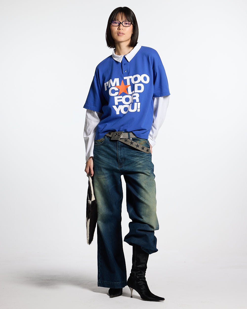 LAX LONGSLEEVE POLO INTENSE BLUE