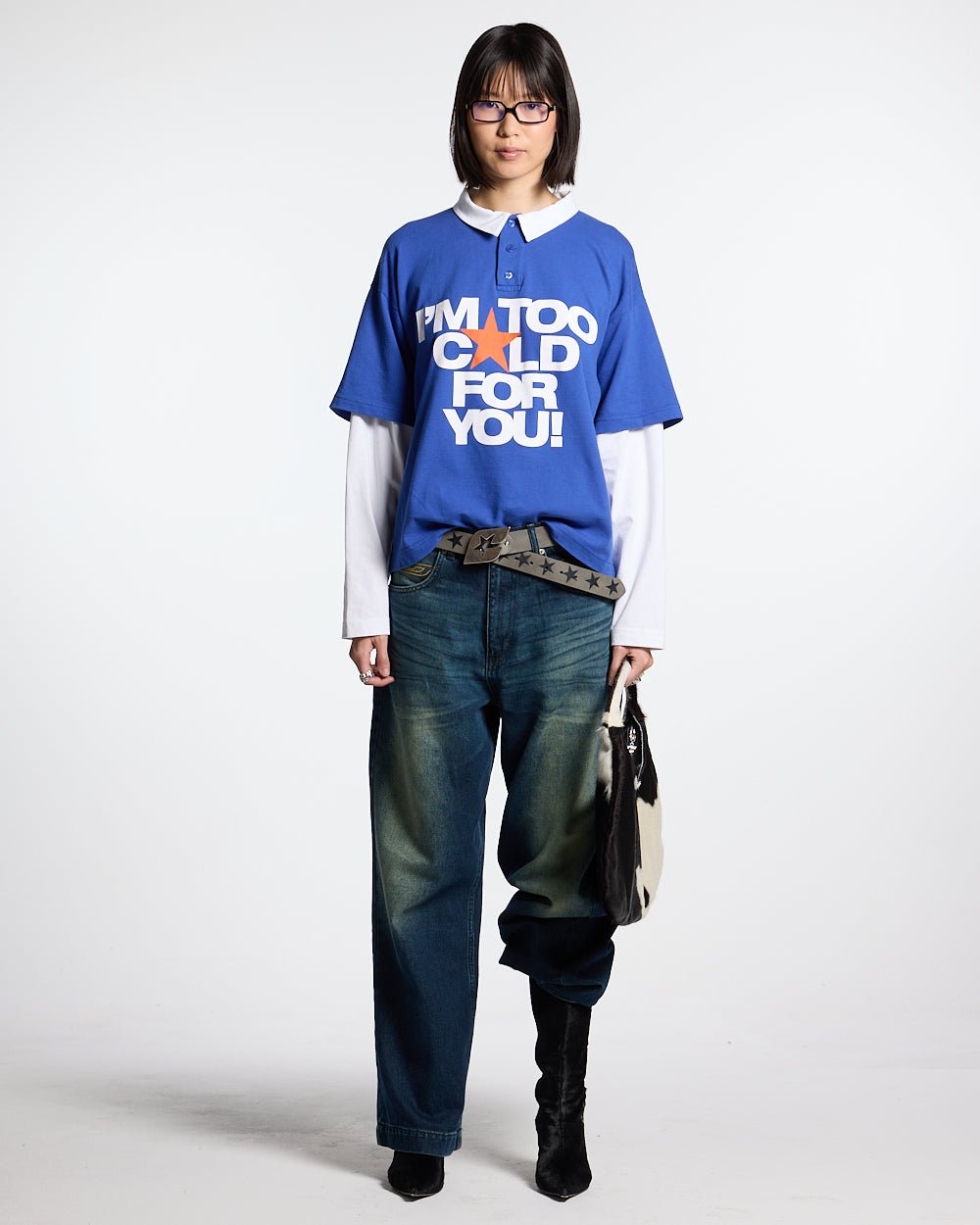 LAX LONGSLEEVE POLO INTENSE BLUE