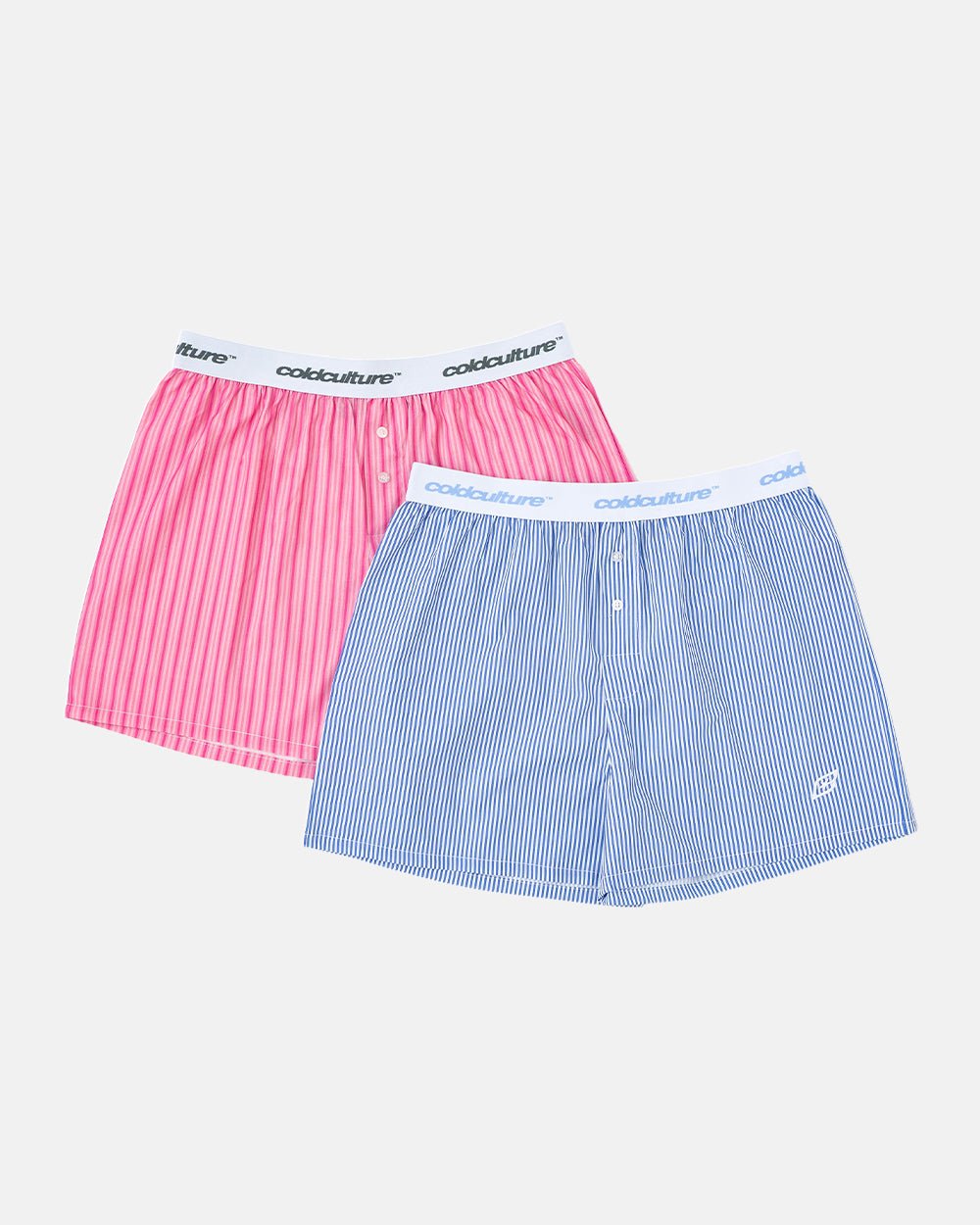 BOXERS STRIPED PACK PINK/BLUE STRIPES
