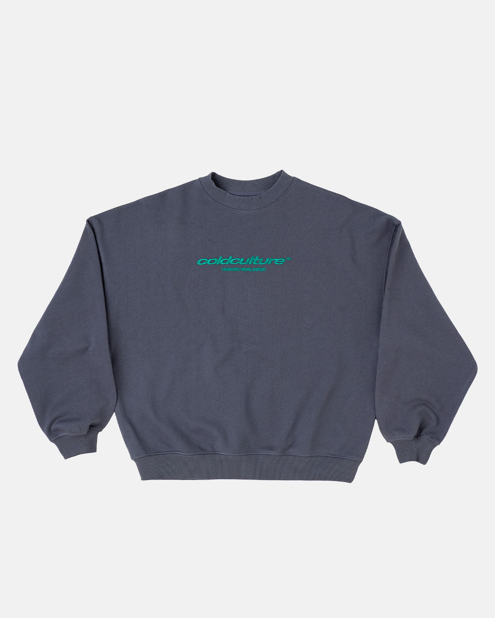 ESSENTIAL CREWNECK TURBULENCE BLUE