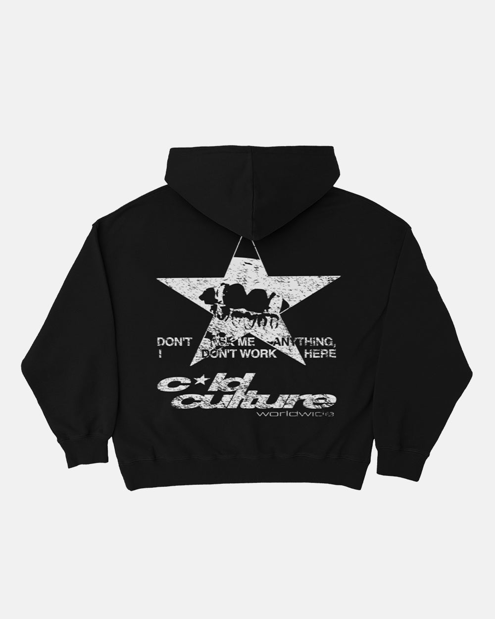 STAR TEETH HOODIE SMOKEY BLACK