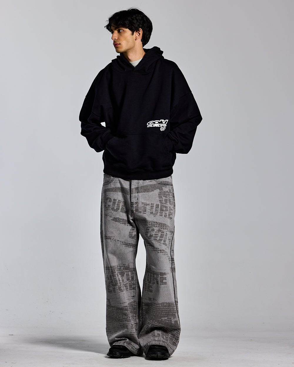 DOGS HOODIE BLACK