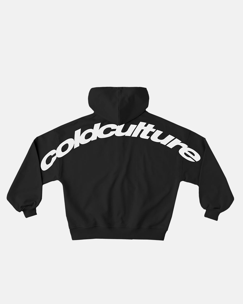 CURVED ZIP HOODIE INDIA INK