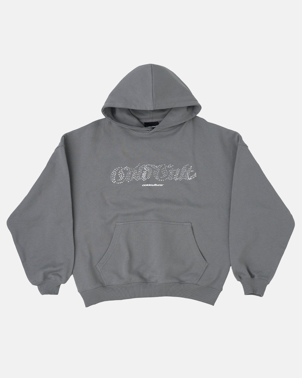SHINY CULT HOODIE DARK GREY
