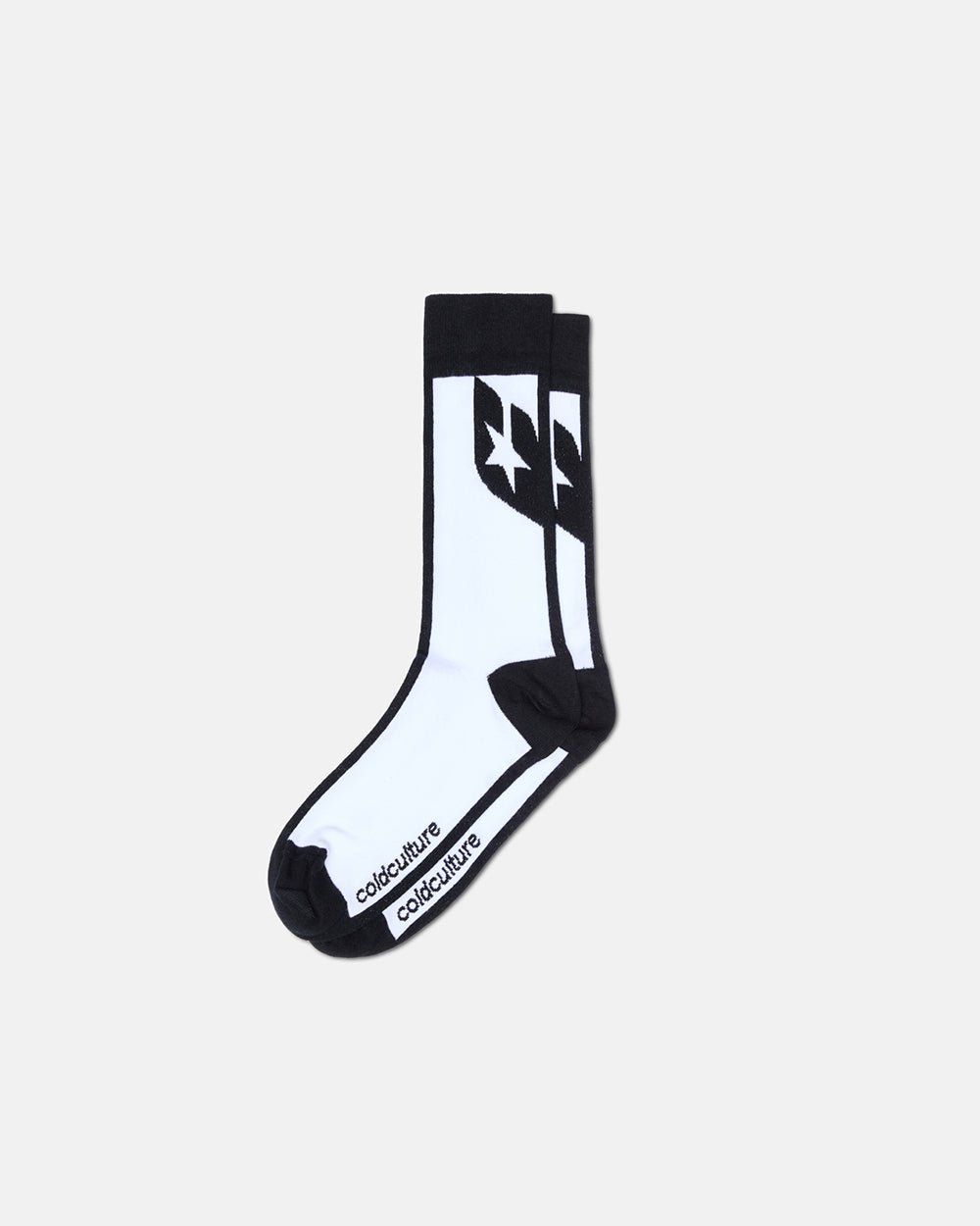 SILHOUETTE SOCKS BLACK/ WHITE