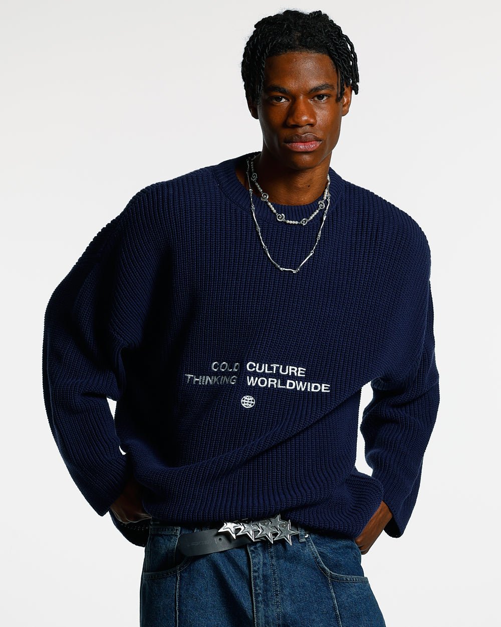 CLAIM RIBBED KNIT DARK NAVY