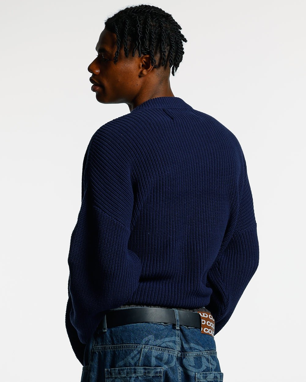 CLAIM RIBBED KNIT DARK NAVY