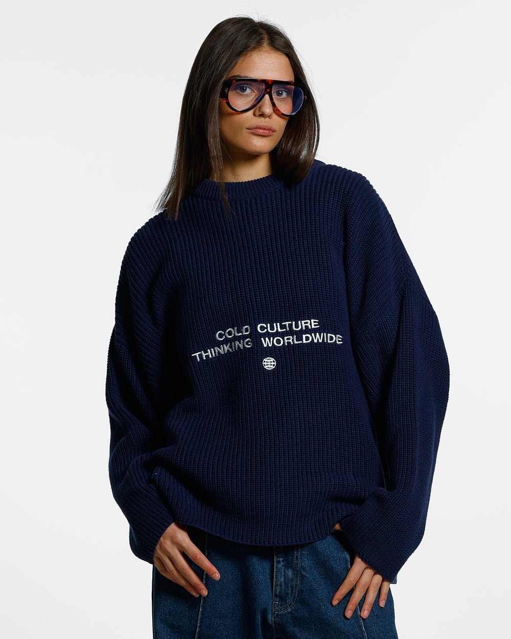 CLAIM RIBBED KNIT DARK NAVY