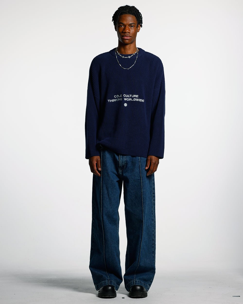CLAIM RIBBED KNIT DARK NAVY