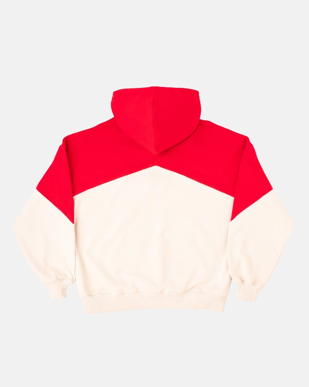 SMOKING HOODIE BEIGE/RED