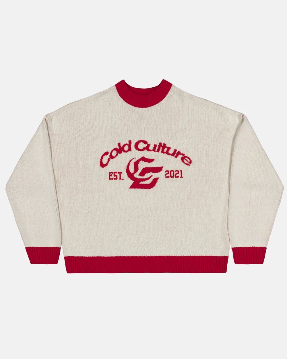 ACADEMY KNIT ACID WHITE