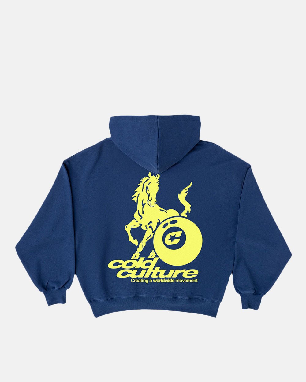 PLAYING HORSE HOODIE NAUTICAL BLUE