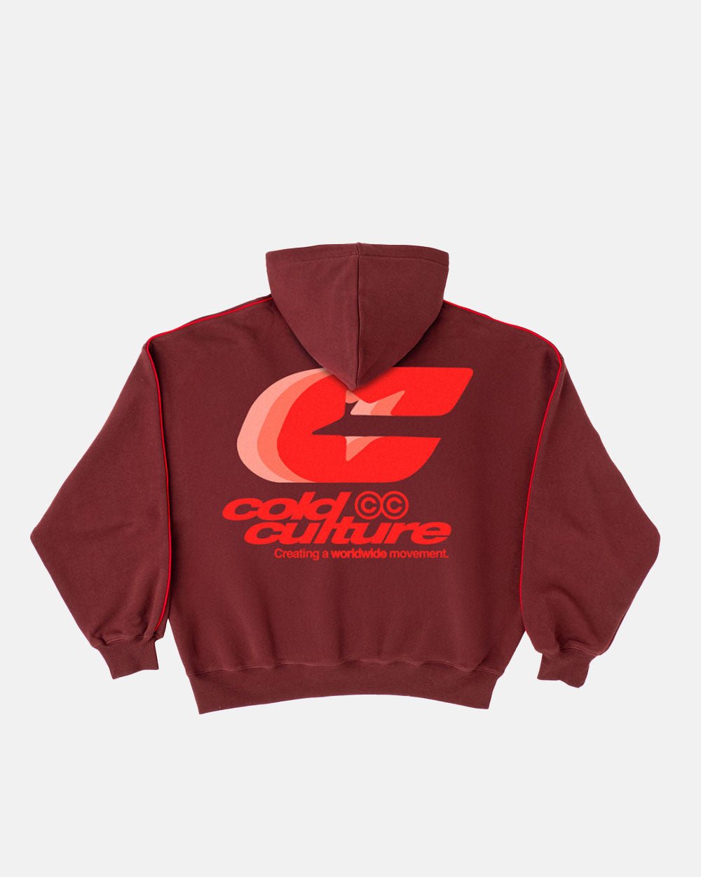 TRIPLE C HOODIE OXIDE RED