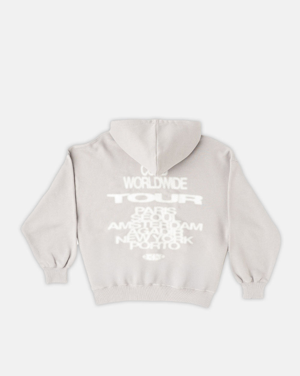 TOUR ZIP HOODIE GRANITE
