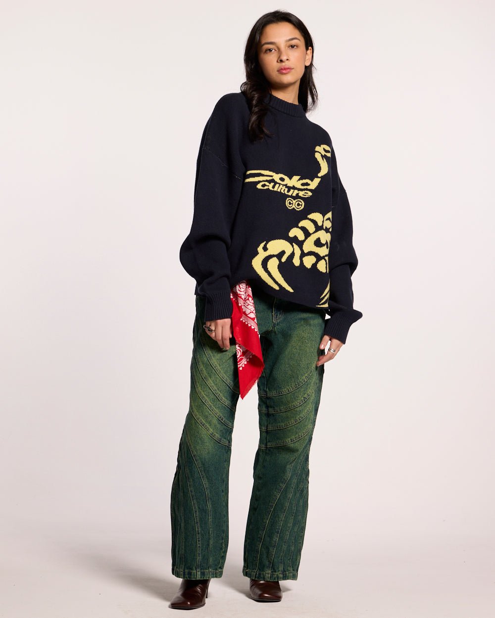 POISON KNITWEAR HEAVY BLUE