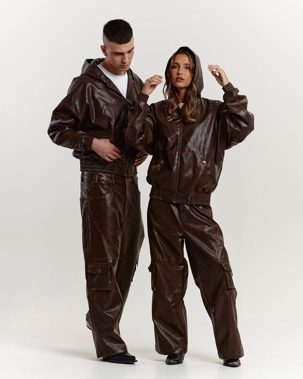 CARGO V2 PANTS BROWN LEATHER