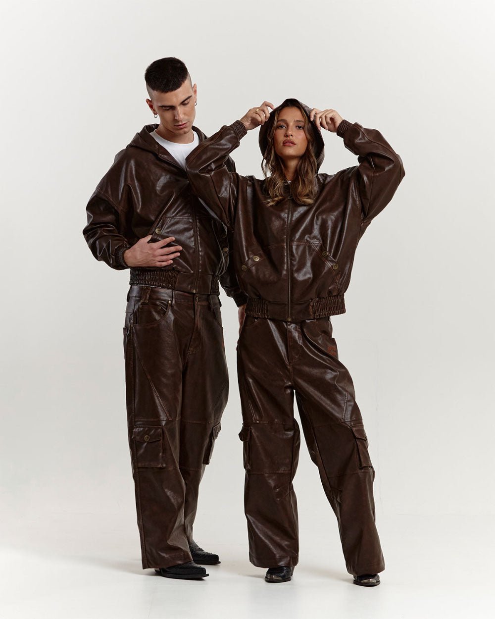 CARGO V2 PANTS BROWN LEATHER