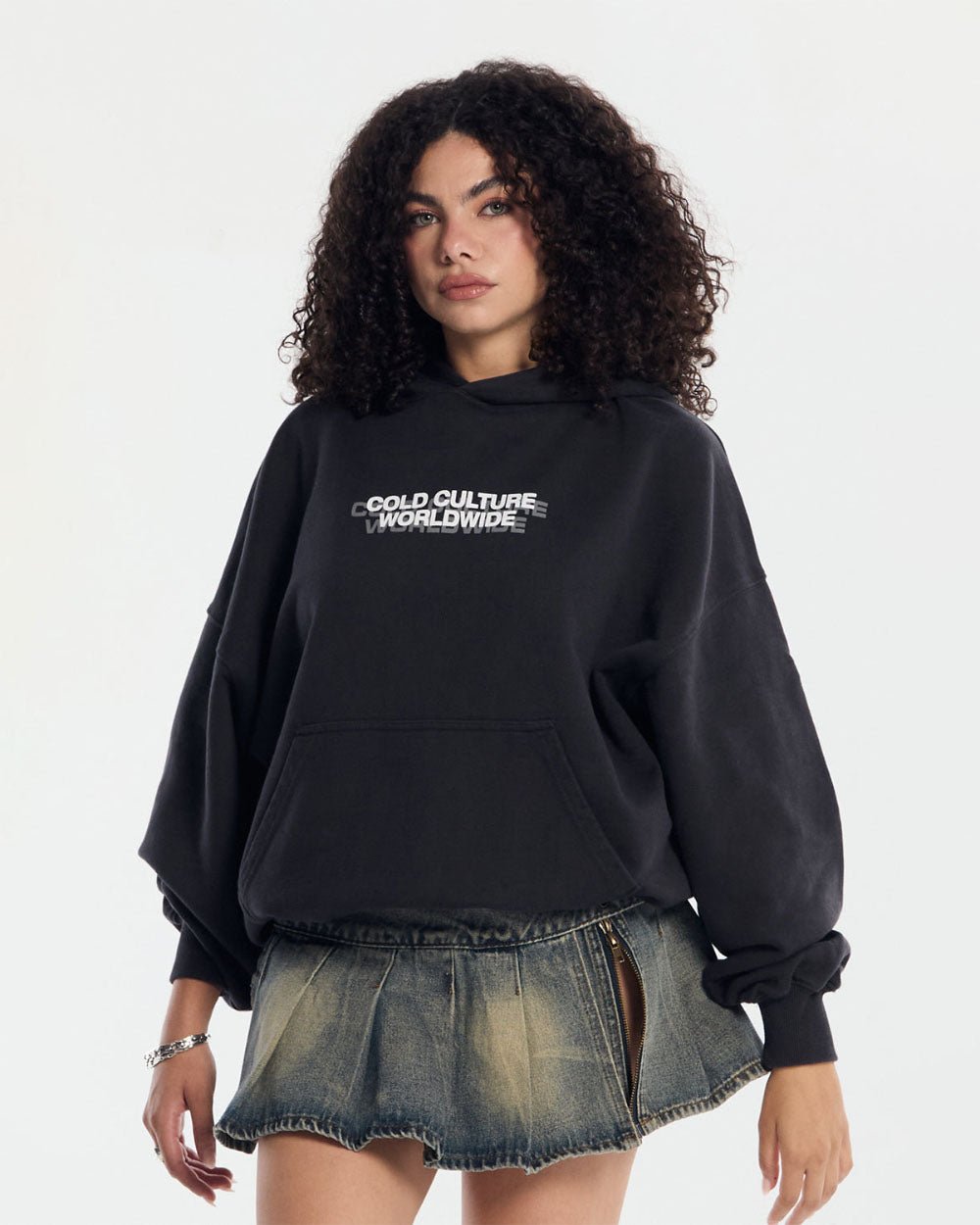 STARS CIRCLE HOODIE BLACK
