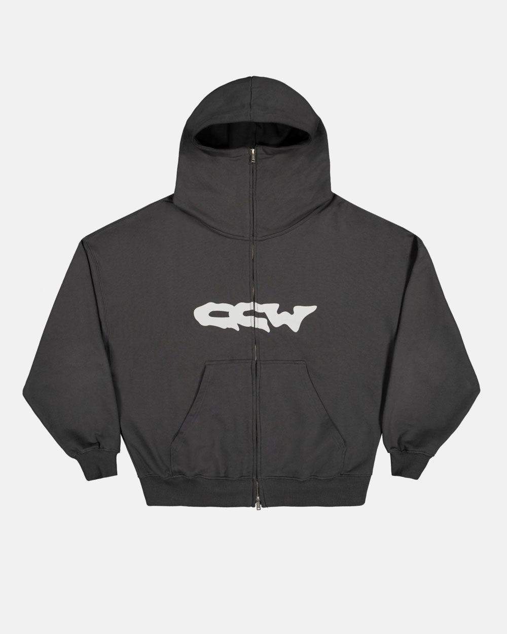 GLOBETROTTER ZIP HOODIE GREY