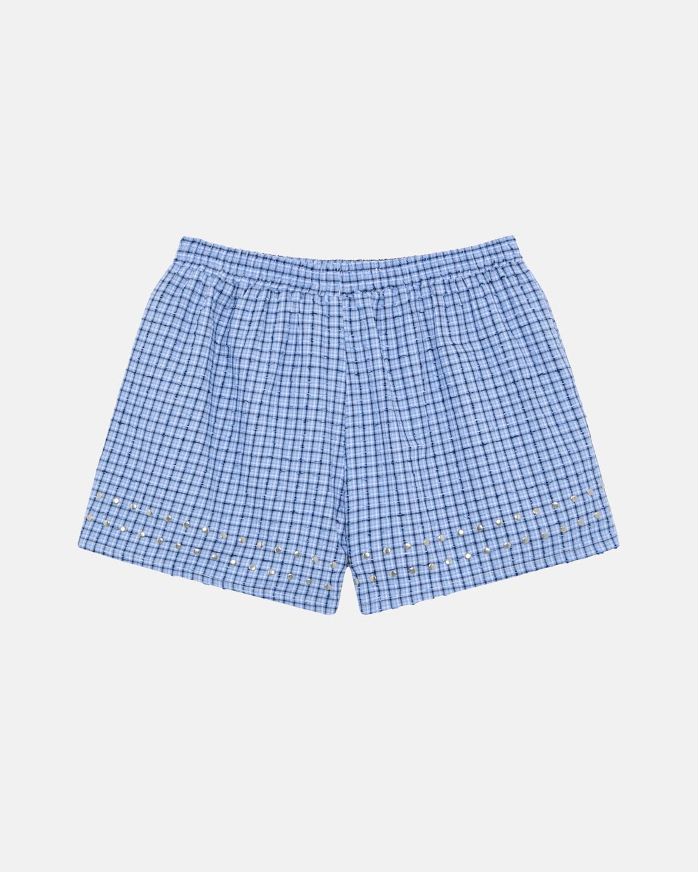 EYELETS STRIPED LONG BOXER