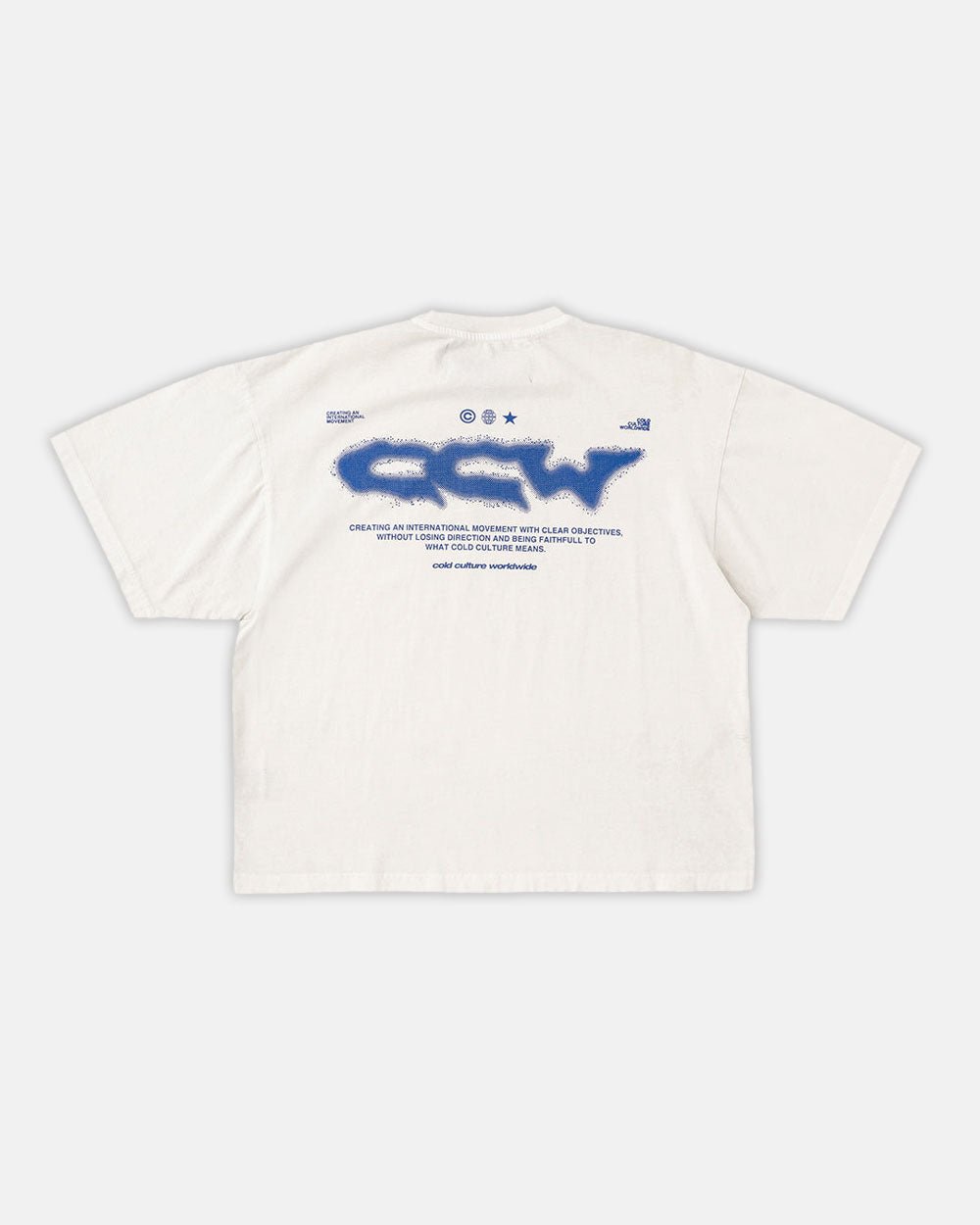 LIQUID HALFTONE TEE WHITE