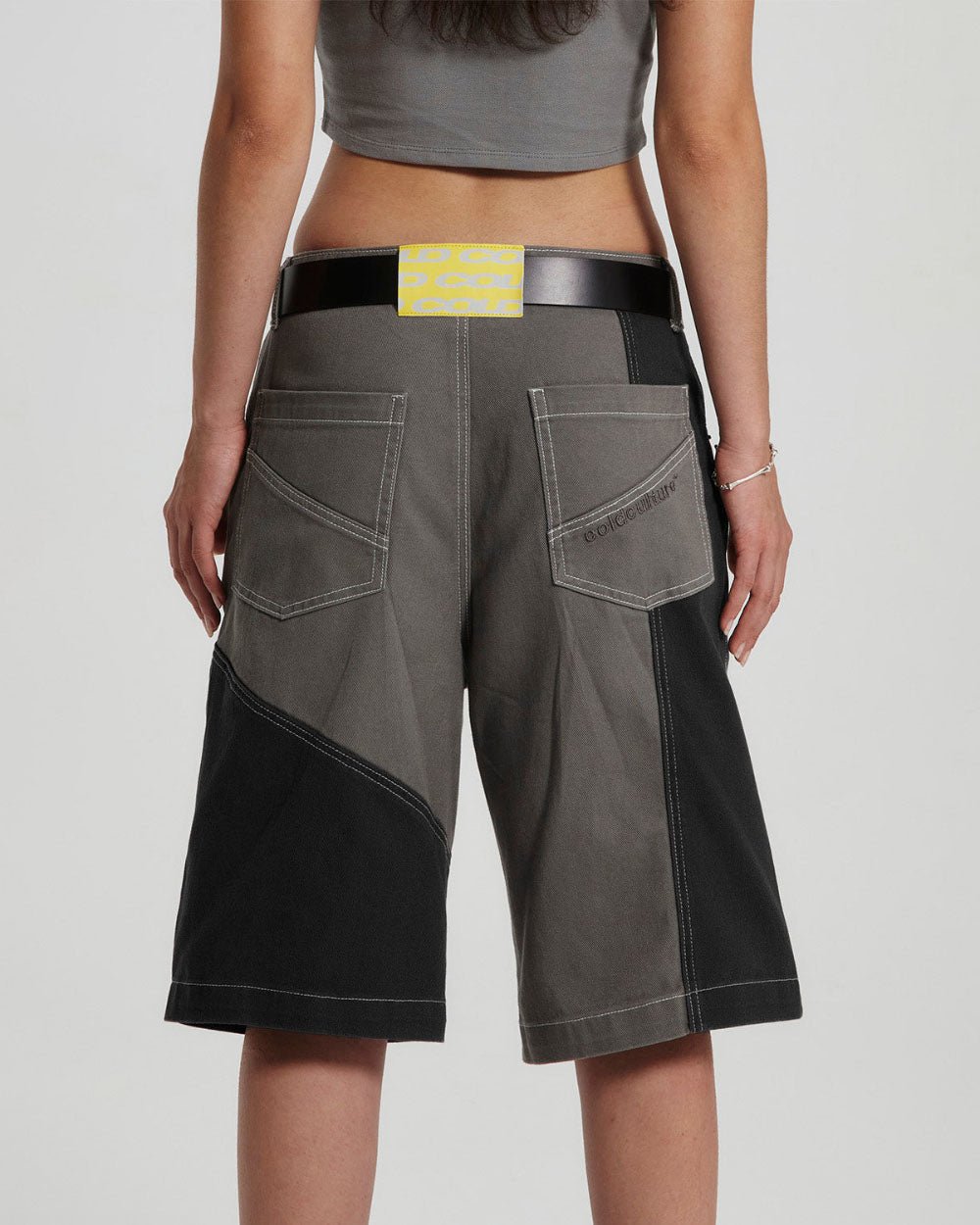 BUTTERFLY V2 SHORTS GREY/BLACK DENIM