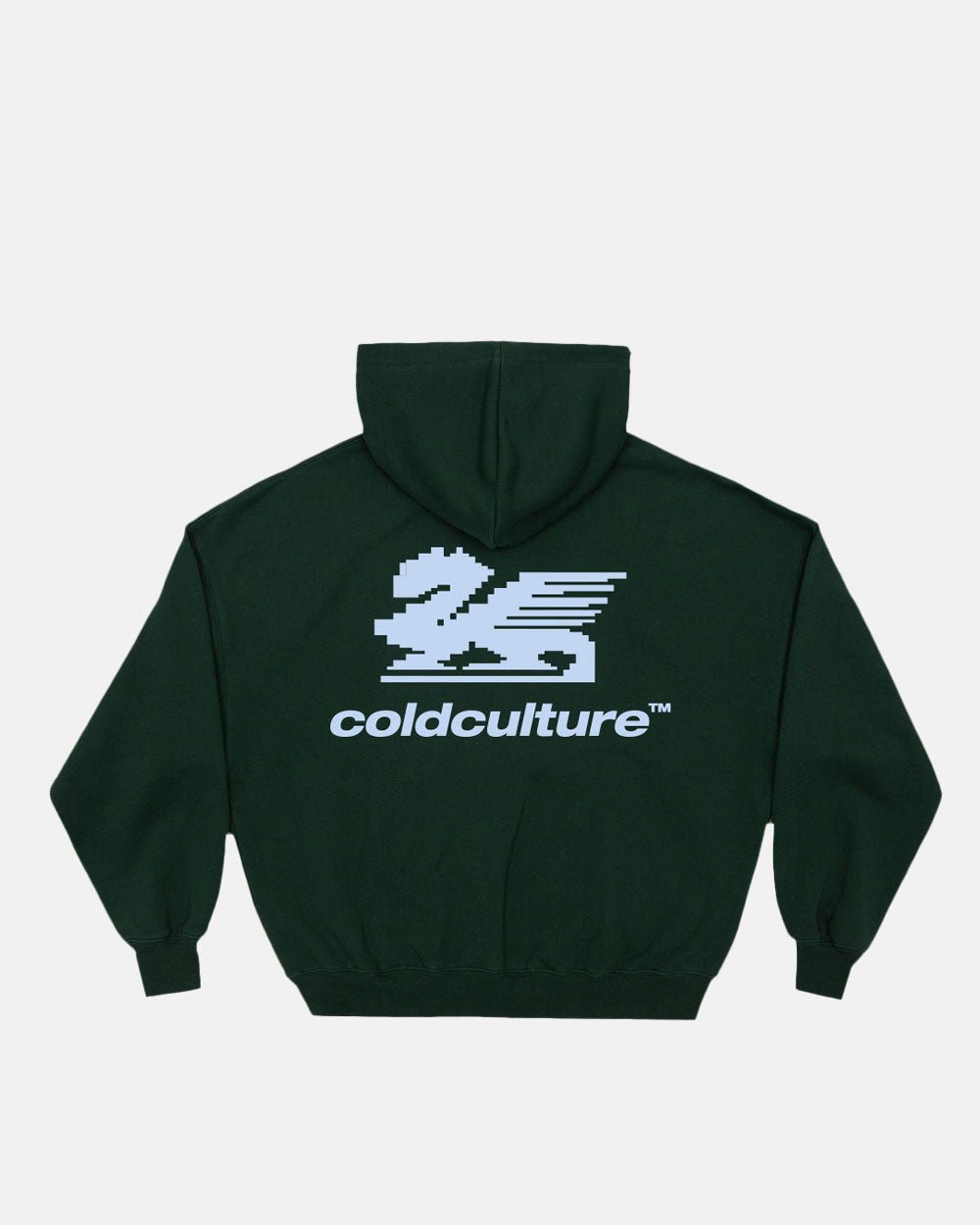 DRAGON PIXEL HOODIE BOTTLE GREEN