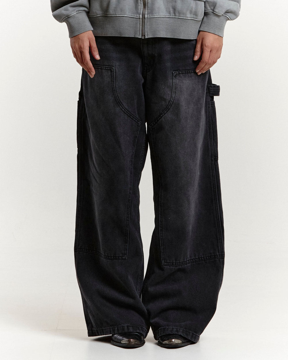 LIBERTY V1 DOUBLE KNEE PANTS FADED GREY