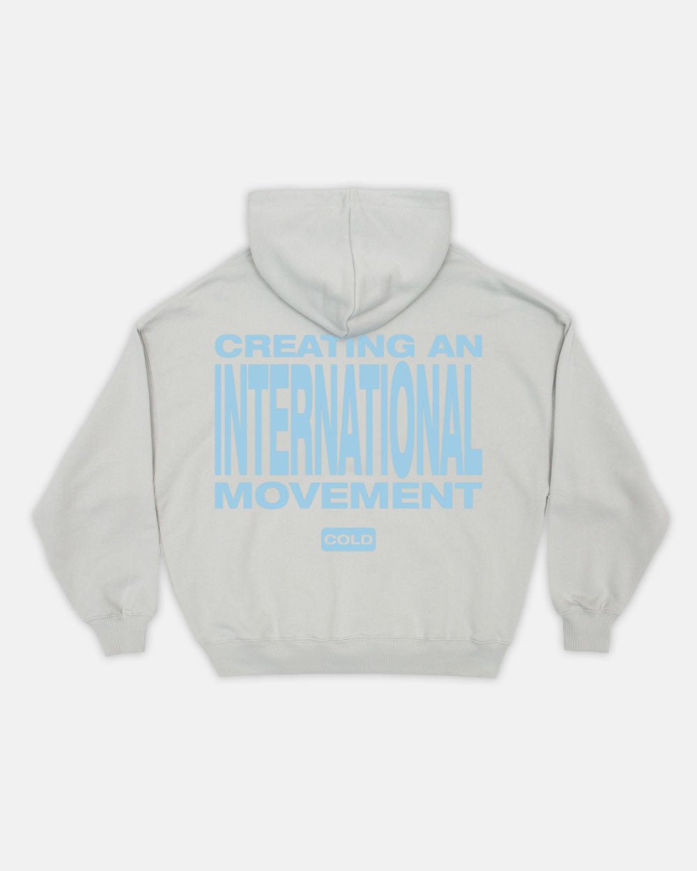TYPE MODIFICATION HOODIE PEARL GREY