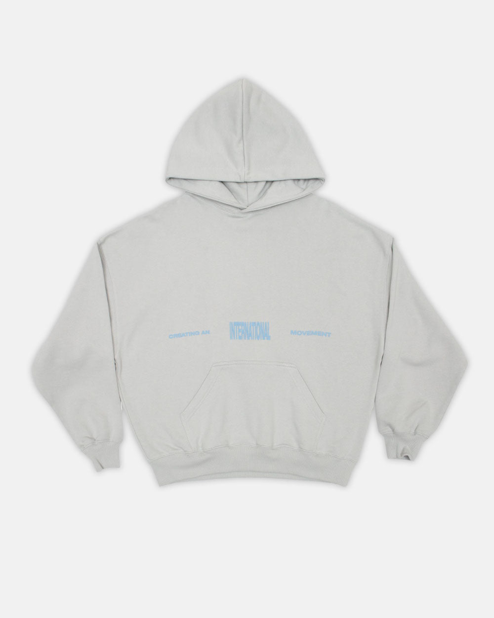 TYPE MODIFICATION HOODIE PEARL GREY