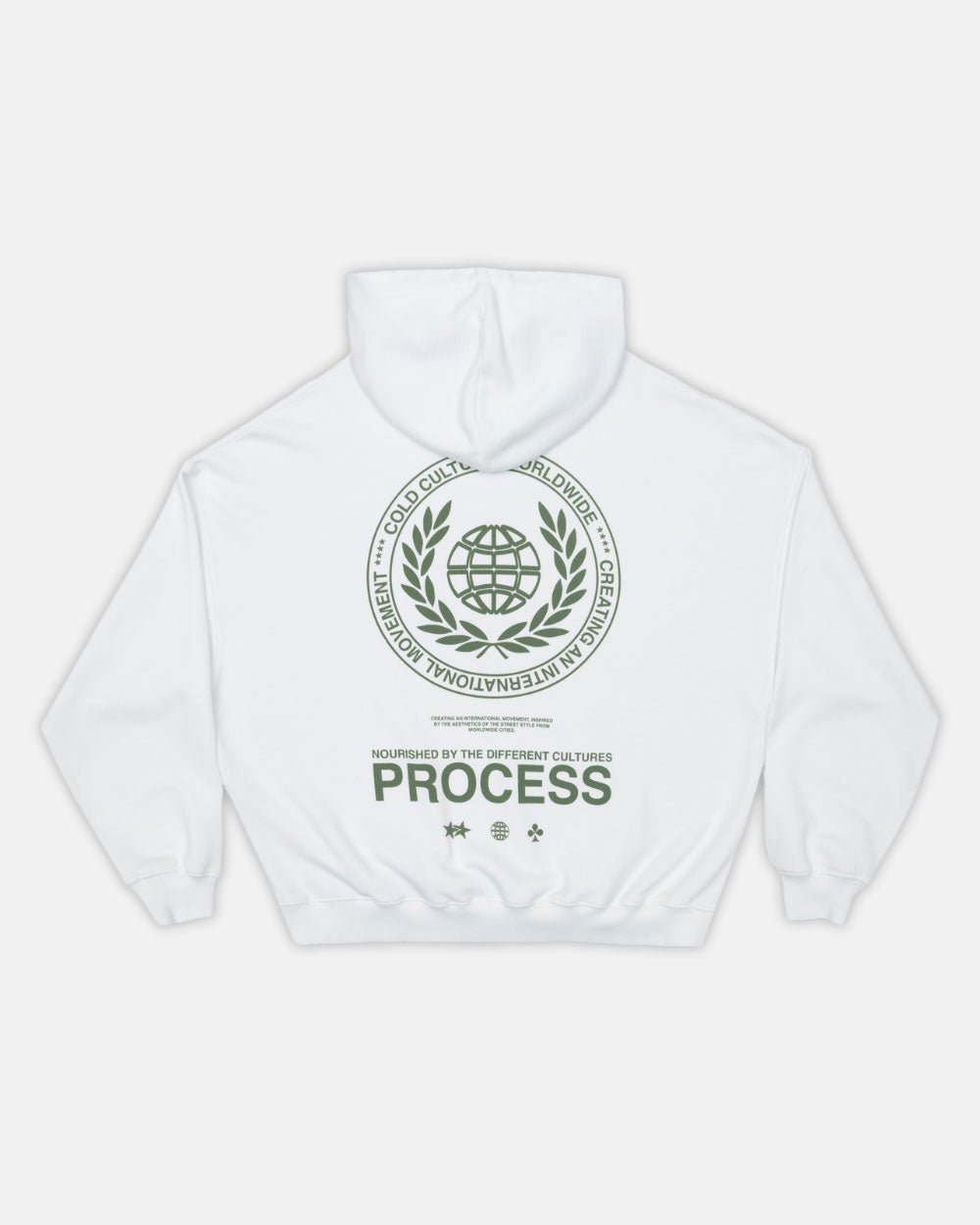 LAUREL WORLD HOODIE WHITE