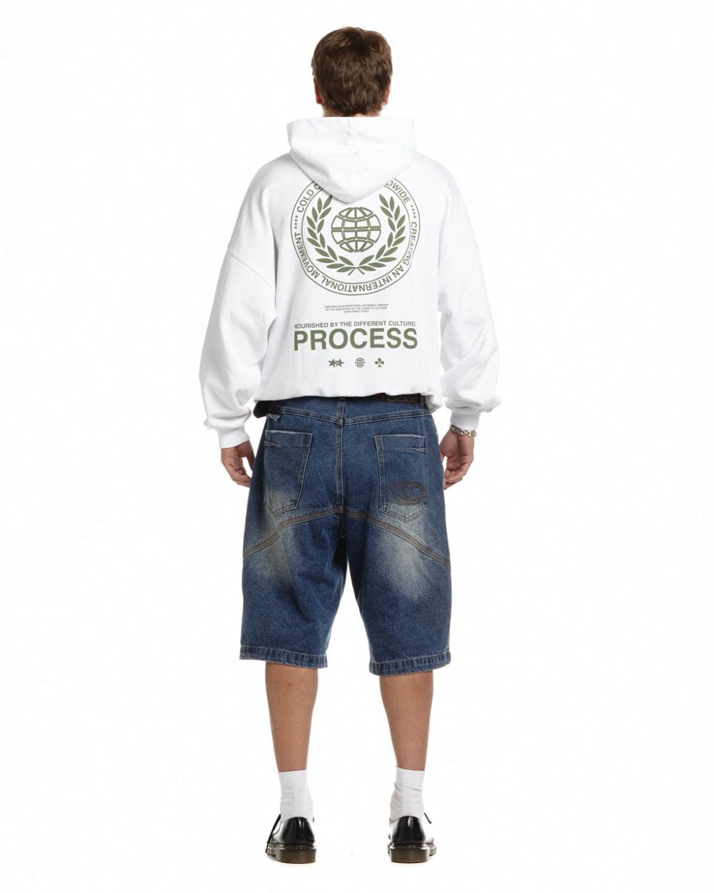 LAUREL WORLD HOODIE WHITE