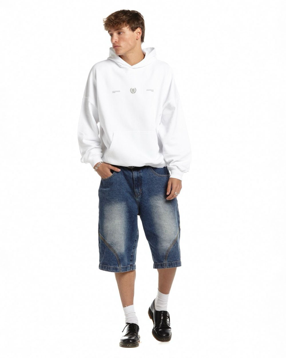LAUREL WORLD HOODIE WHITE