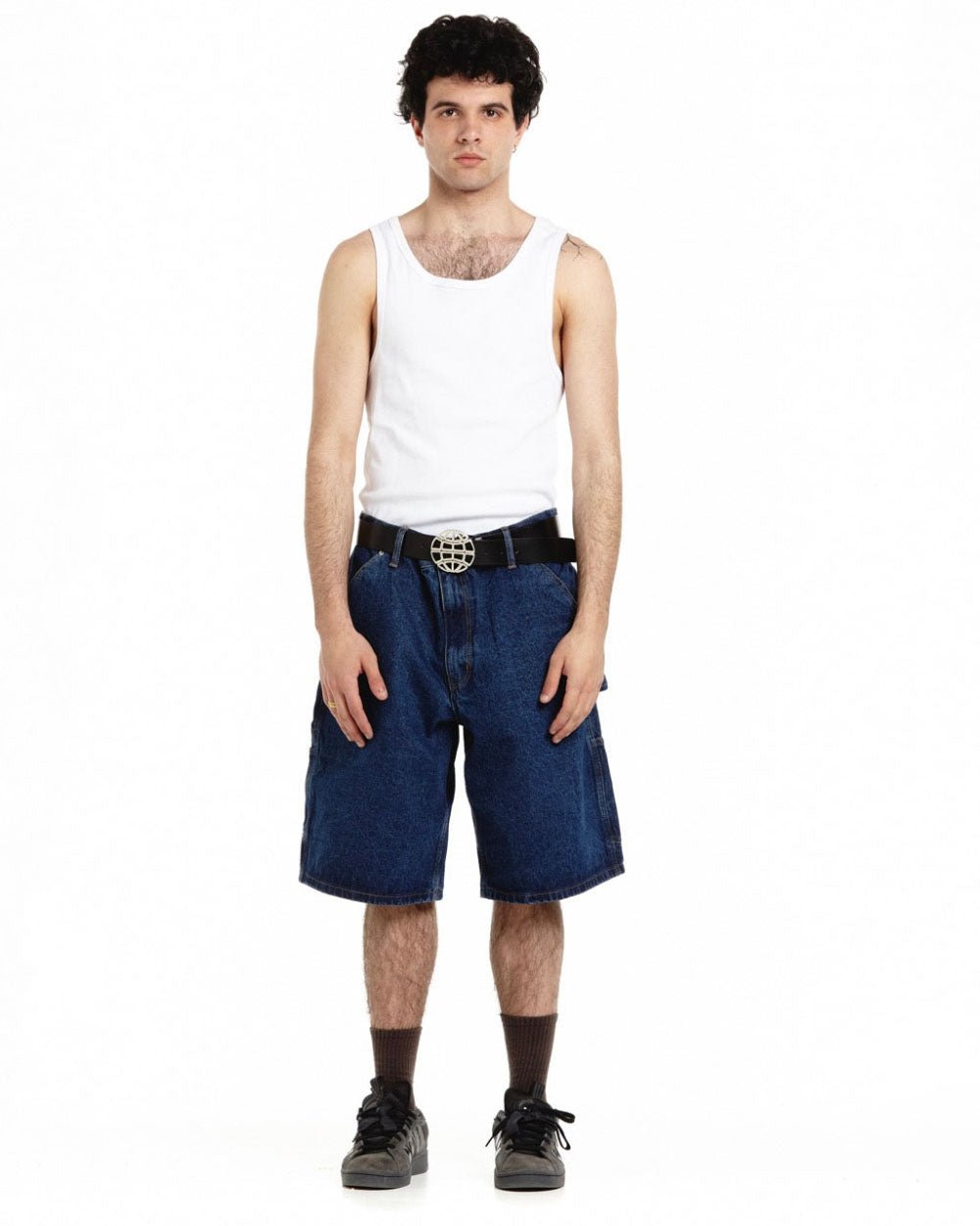 V1 CARPENTER SHORTS DARK DENIM