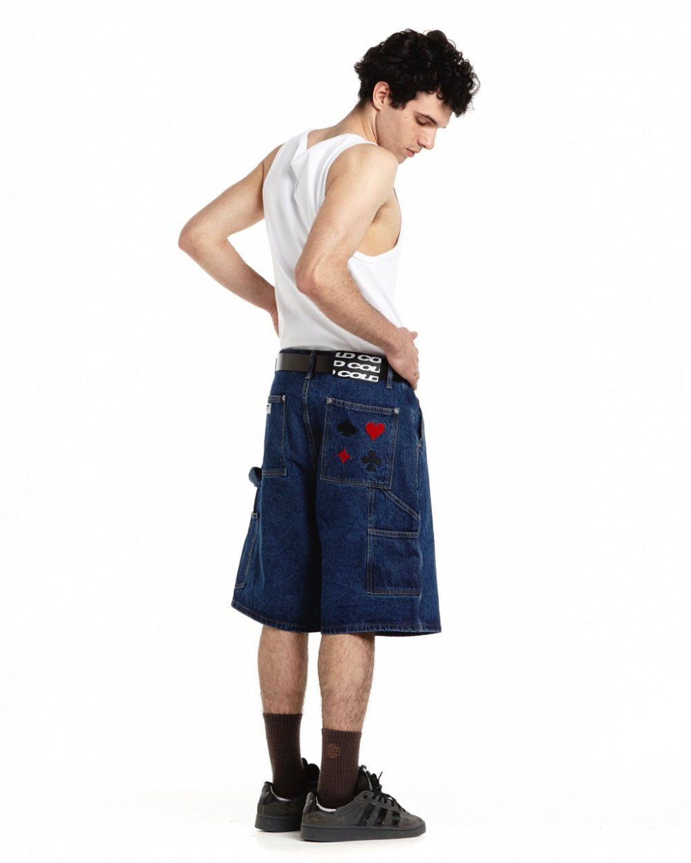 V1 CARPENTER SHORTS DARK DENIM