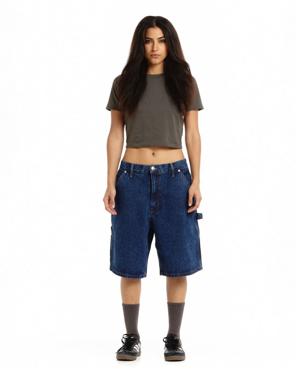 V1 CARPENTER SHORTS DARK DENIM