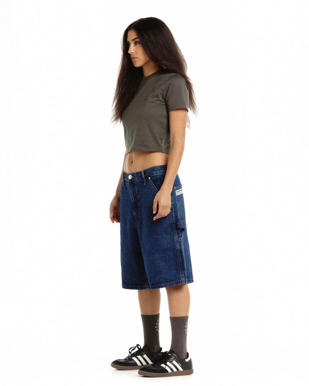 V1 CARPENTER SHORTS DARK DENIM