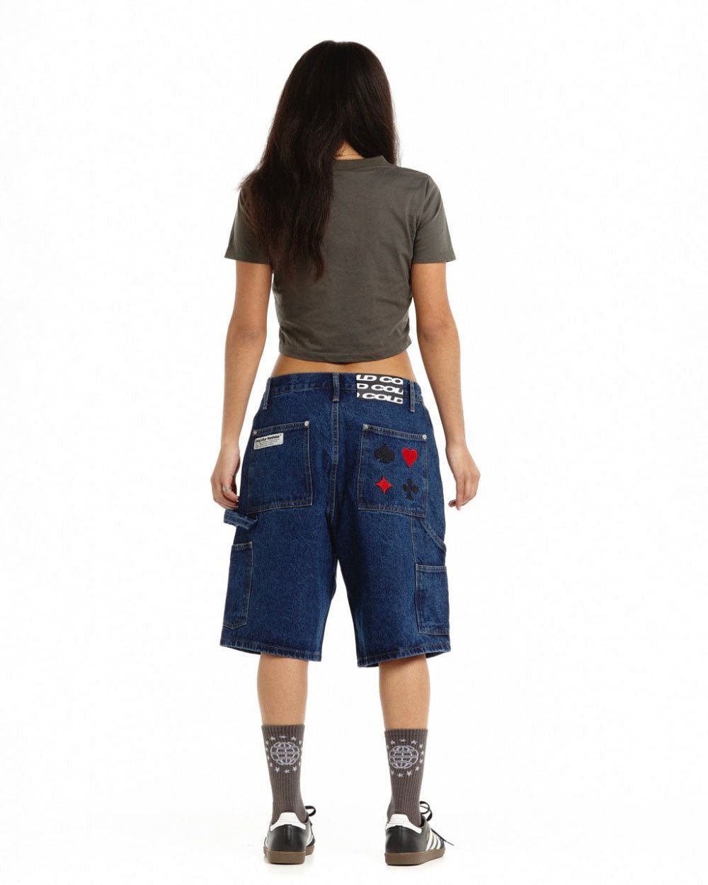 V1 CARPENTER SHORTS DARK DENIM