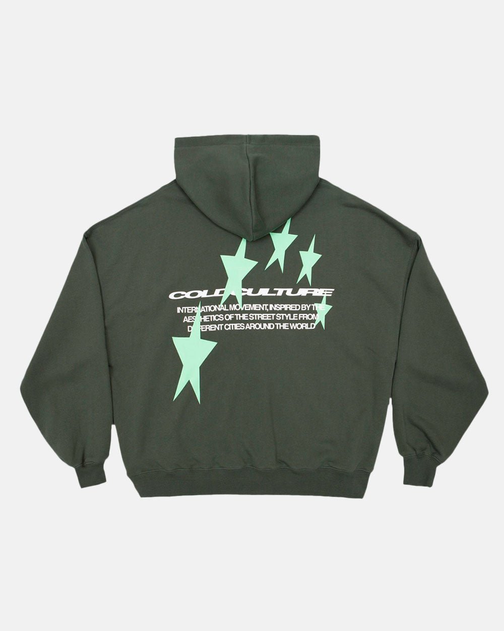 COSMOS ARC HOODIE DARK GREEN